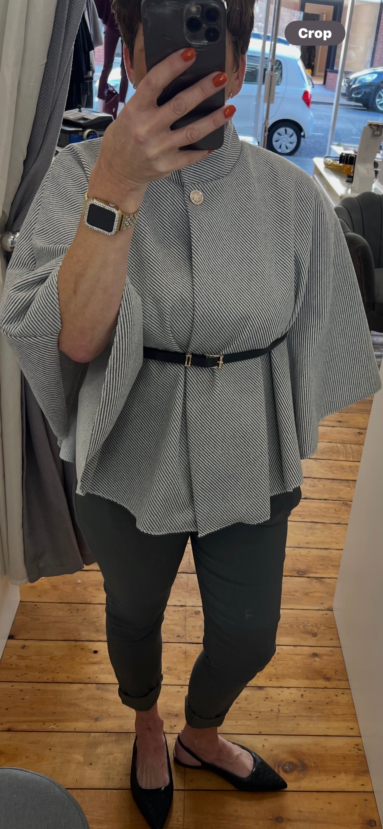 ElegantCape with Belt One Size 10-14 image 4