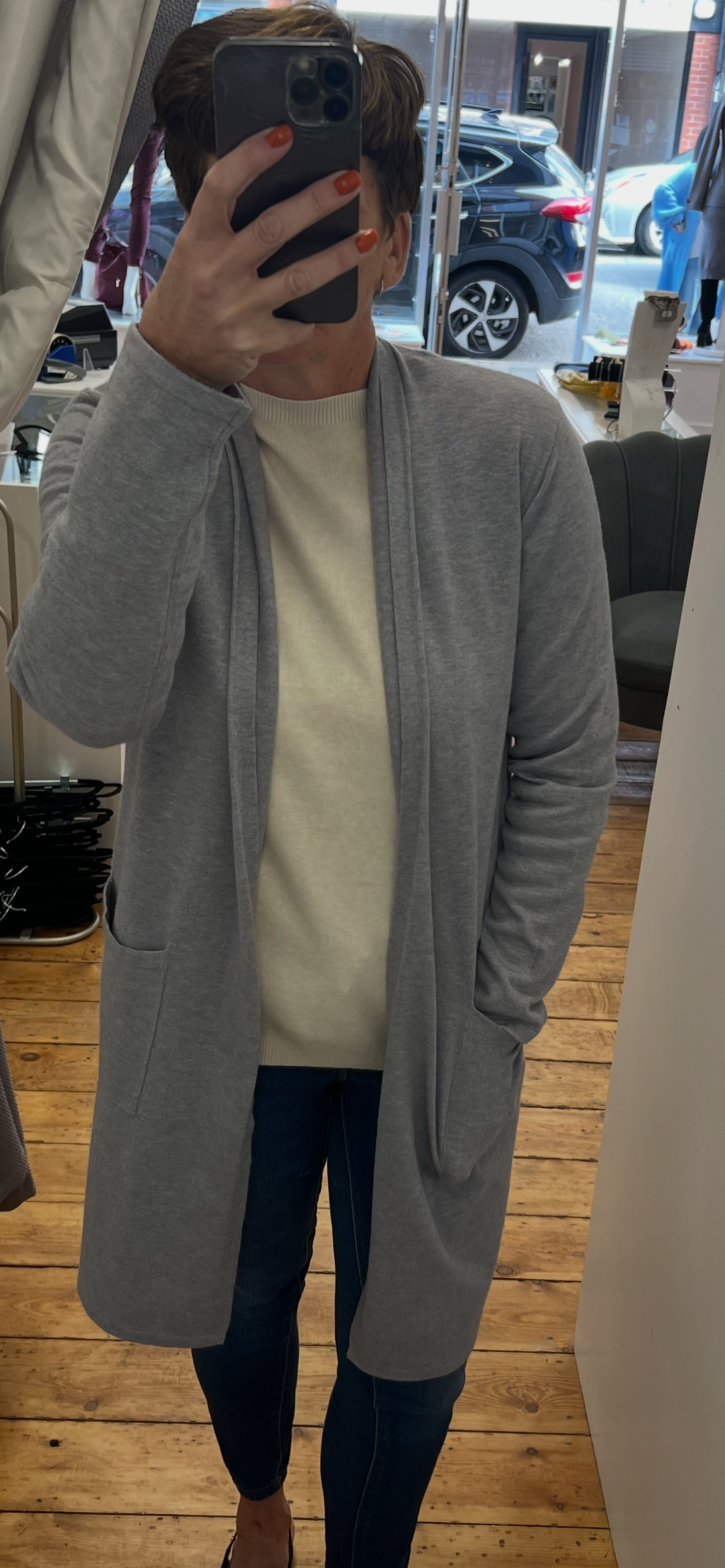 Soft Knit Cardigan with Pockets image 0