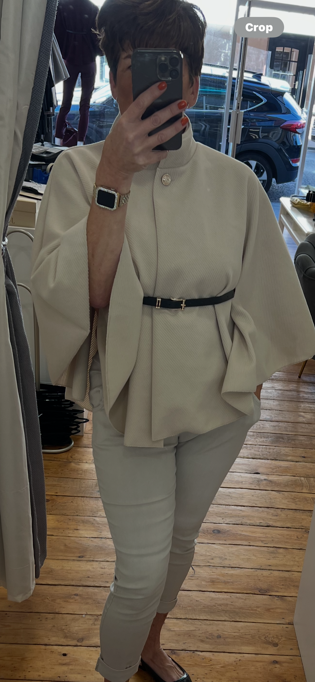 ElegantCape with Belt One Size 10-14 image 2