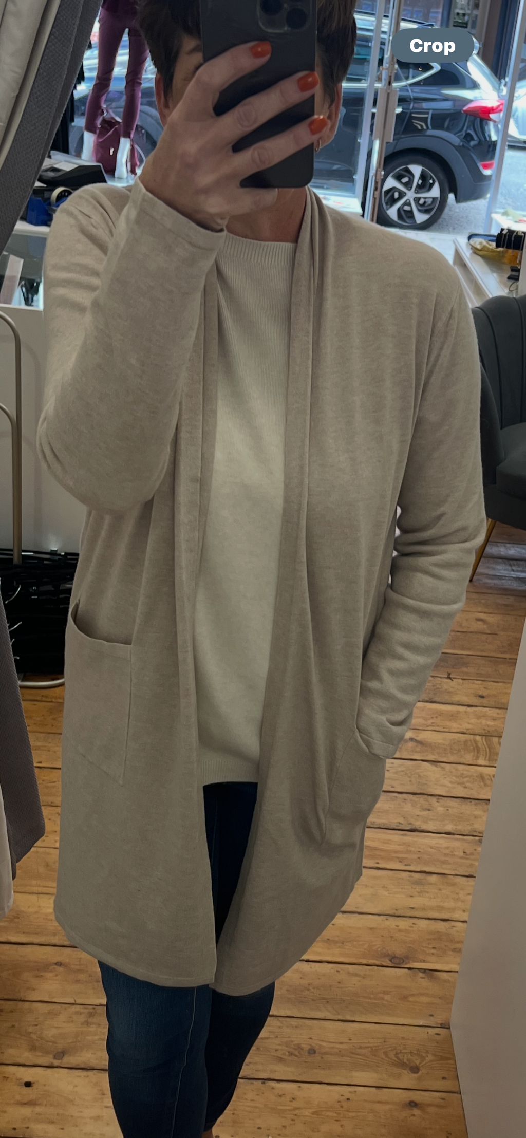 Soft Knit Cardigan with Pockets image 2