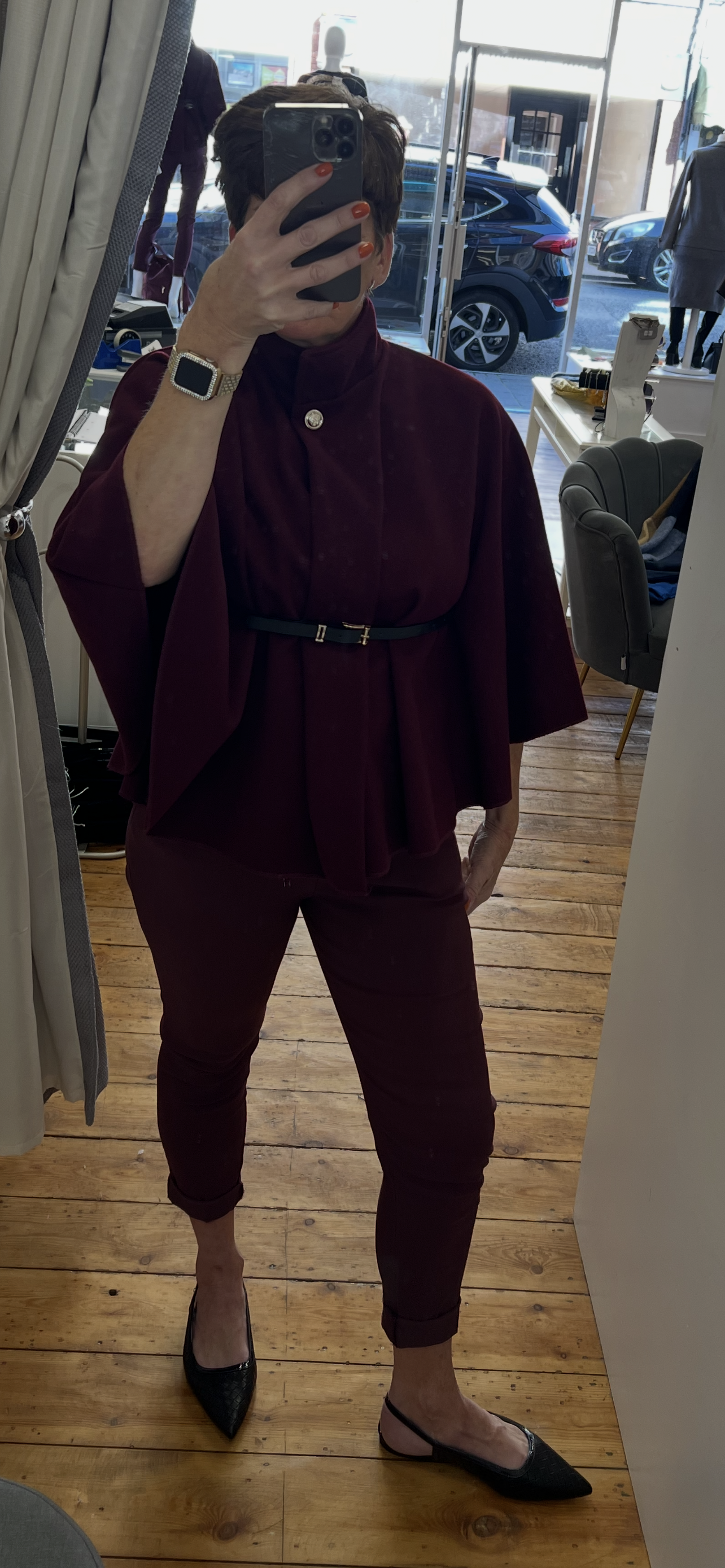 ElegantCape with Belt One Size 10-14 image 3