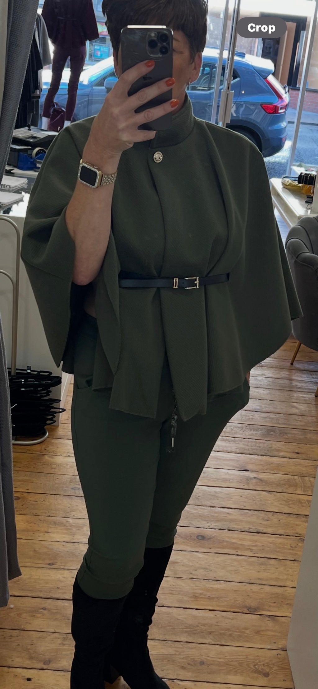 ElegantCape with Belt One Size 10-14 image 5